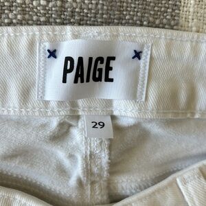 💕💕 Paige White Skyline Skimy crops jeans 💕💕